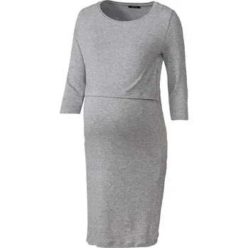 Dámské šaty esmara® Dámské těhotenské šaty (šedá, M (40/42))