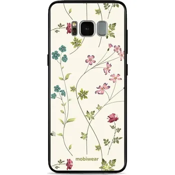 Pouzdro na mobilní telefon Lesklý kryt Mobiwear Glossy - Samsung Galaxy S8 - G035G - Tenké rostlinky s květy (Prémiové lesklé pouzdro, obal, kryt Mobiwear Glossy na mobil Samsung Galaxy S8 - G035G - Tenké rostlinky s květy, materiál Plast + TPU silikon - krytí po všech stranách,)