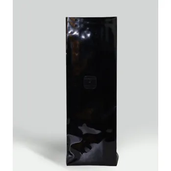 Obalový materiál Sáčky na kávu s ventilem 80x45x280 100ks 250g černé