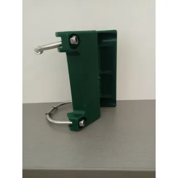 Příslušenství pro plot LOCINOX doraz pro branky zelený ke sloupku průměr 60 mm