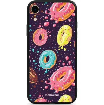 Pouzdro na mobilní telefon Lesklý kryt Mobiwear Glossy - Apple iPhone XR - G046G - Donutky (Prémiové lesklé pouzdro, obal, kryt Mobiwear Glossy na mobil Apple iPhone XR - G046G - Donutky, materiál Plast + TPU silikon - krytí po všech stranách, neošoupatelný potisk, tenké provedení,
