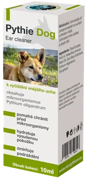 Kosmetika pro psa Bio Agens Research and Development Pythie Dog Ear cleaner 10 ml