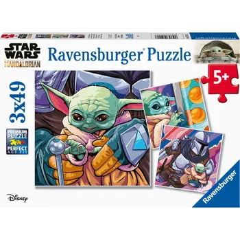puzzle pro nejmenší Ravensburger Star Wars: Mandalorian 3x49 dílků