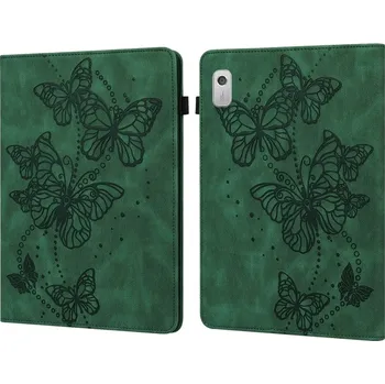 Pouzdro na tablet VSECHNONAMOBIL 56216 ART BUTTERFLIES Zaklápěcí pouzdro Lenovo Tab M8 4. generace (4th gen) zelené