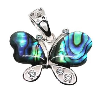 Přívěsek Přívěsek motýlek z Paua mušle menší