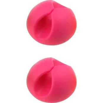 kabelová chránička Ostatní Samolepící organizátor na kabely :: Růžová