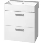 Koupelnová skříňka Leny s keramickým umyvadlem 50 cm, bílá CN810