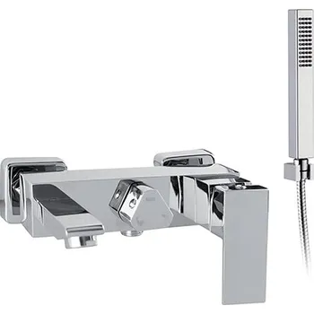 Vodovodní baterie Vanová nástěnná baterie KUOVADIS chrom 9500