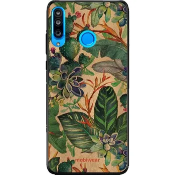 Pouzdro na mobilní telefon Lesklý kryt Mobiwear Glossy - Huawei P30 Lite - G036G - Sukulenty (Prémiové lesklé pouzdro, obal, kryt Mobiwear Glossy na mobil Huawei P30 Lite - G036G - Sukulenty, materiál Plast + TPU silikon - krytí po všech stranách, neošoupatelný potisk, tenké)