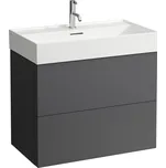 Laufen Skříňka pod umyvadlo, 2 zásuvky, pro umyvadlo H810336, H4075920336401 Varianta: Břidlicově šedá