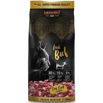 Krmivo pro kočku LEONARDO Cat Food Adult Fresh Beef 250 g