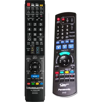 Dálkový ovladač PANASONIC N2QAYB000460 + ovládání TV (mini TV) - dálkový ovladač duplikát