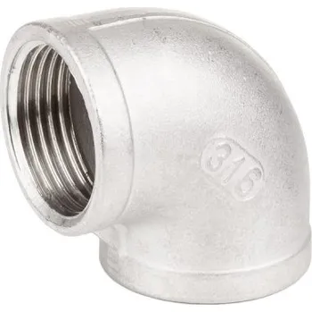 Fitinka Koleno závitové - typ 301 - 1.4401: 4"