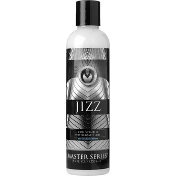 Lubrikační gel Master Series Jizz Cum Scented Lube 250 ml, lubrikant na vodní bázi s vůní a konzistencí spermatu