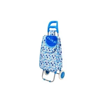 Nákupní taška na kolečkách LARS , modré tečky