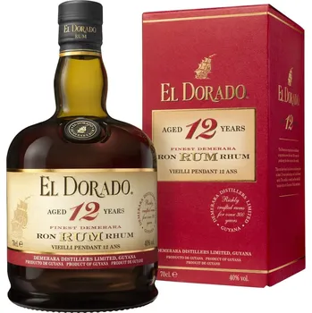Rum El Dorado EL DORADO RUM 12 Y.O 40 % 0,7 l v dárkové krabičce