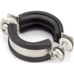 Objímka dvoušroubová s gumou a maticí - 1.4301: 121–127