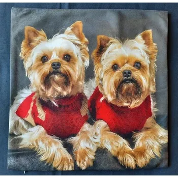 Povlak na dekorativní polštářek Povlak na polštářek Fotopolštář Jorkšíři