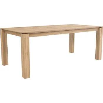 Zahradní stůl Stůl Ethnicraft Slice Dining Table 200x100 v.76 nohy 10x10