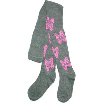 Dívčí punčocháče levné 16014-2 šedá 362/3