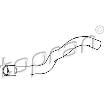 Chladič motoru Hadice chladiče, , 09202896, 1337556, TOPRAN, 206 706