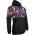 Dámská softshellová bunda Unuo Street softshellová bunda kouzelné květiny/černá XL