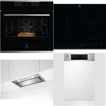 Set domácích spotřebičů ELECTROLUX KOEBP39X + ELECTROLUX LIV63431BK + ELECTROLUX LFG716X + ELECTROLUX EEM43300IX