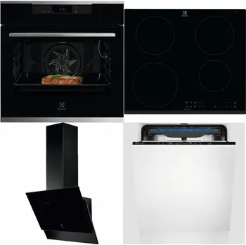 Set domácích spotřebičů ELECTROLUX KOEBP39X + ELECTROLUX LIR60430 + ELECTROLUX LFV616K + ELECTROLUX EES48200L
