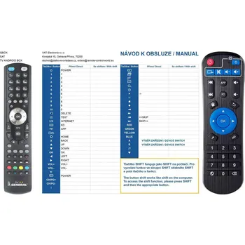 Dálkový ovladač General OPENBOX AND-95 - náhradní dálkový ovladač