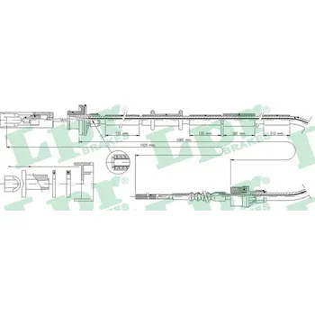 Spojkové lanko Tazne lanko, ovladani spojky, , 46467631, 46472971, 46475314, 46475319, LPR, C0048C
