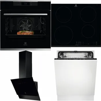 Set domácích spotřebičů ELECTROLUX KOEBP39X + ELECTROLUX LIR60430 + ELECTROLUX LFV616K + ELECTROLUX EEA27200L