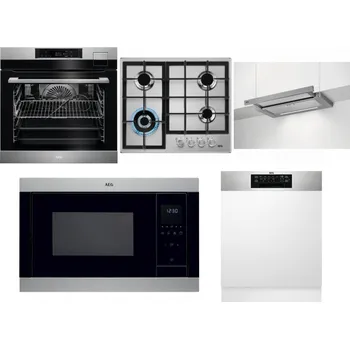 Set domácích spotřebičů AEG BSK792380M + AEG Mastery StepPower HGB64420SM + AEG DPE5660M + AEG Mastery MSB2547D-M + AEG FEE72706PM