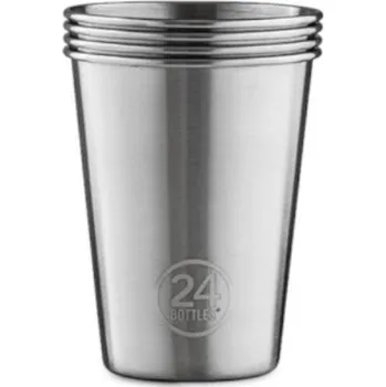 Příbor 24Bottles, Hrnky 24Bottles z nerezové oceli 4 ks - Formadore