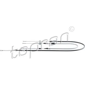 Brzdový systém Tažné lanko, parkovací brzda, , 0522568, 522568, 90369708, TOPRAN, 200 864