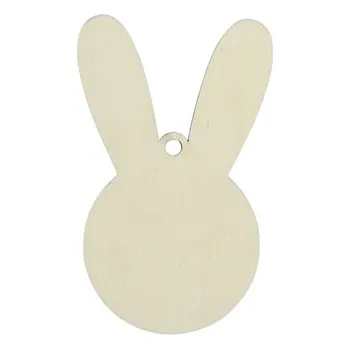 Vánoce Dřevěná hlava králíčka "Do it yourself"