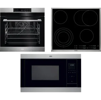 Domácí spotřebič AEG BPK742380M + AEG Mastery DirectTouch HK654070XB + AEG Mastery MSB2547D-M