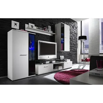 Recenze Kasvo Samara bílá/černá Obývací stěna Recenze Kasvo Samara bílá/černá