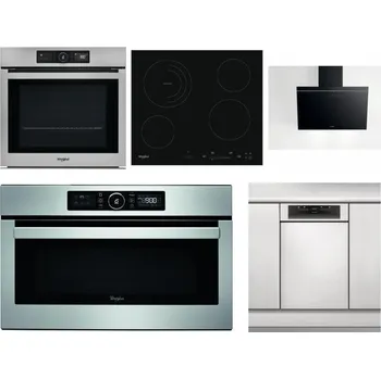 Set domácích spotřebičů WHIRLPOOL AKZ9 9480 IX + WHIRLPOOL AKT 8900 BA + WHIRLPOOL AKR 62F LT K + WHIRLPOOL ABSOLUTE AMW 730 IX + WHIRLPOOL WSBO 3O34 PF X
