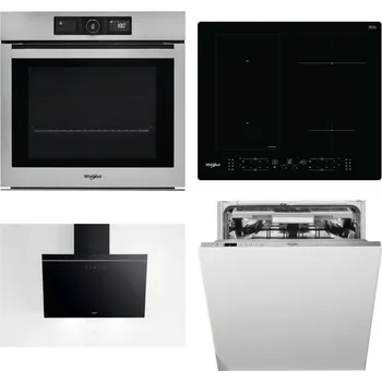 Set domácích spotřebičů WHIRLPOOL AKZ9 9480 IX + WHIRLPOOL WL B8160 NE + WHIRLPOOL AKR 62F LT K + WHIRLPOOL WIO 3O540 PELG