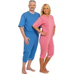 Overal pro pacienty krátký se zipem na zádech a na nohavicích Velikost: XXL, Barva: Královsky modrá