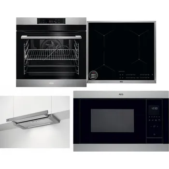 Set domácích spotřebičů AEG BPK742380M + AEG Mastery SenseBoil IAE64413XB + AEG DPE5660M + AEG Mastery MSB2547D-M