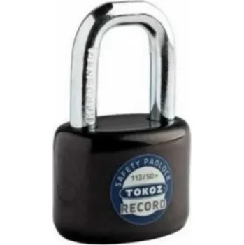 Visací zámek Zámek visací 113/50,6 klí. TOKOZ elektrikářský KLC
