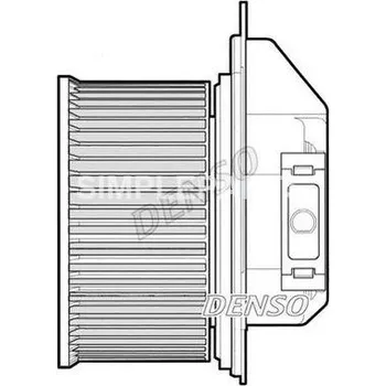 Ventilátor topení a klimatizace Vnitřní ventilátor, 46721521,46722616,60816741,77362655, ECAR, 1407NU1X