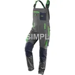 Pracovní kalhoty s náprsenkou Premium, 100% bavlna, Ripstop, vel. L, , TOPEX, 81-247-L