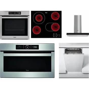 Set domácích spotřebičů WHIRLPOOL AKZ9 9480 IX + WHIRLPOOL AKT 8190/BA + WHIRLPOOL WHBS 62F LT K + WHIRLPOOL ABSOLUTE AMW 730 IX + WHIRLPOOL WSIC 3M27 C