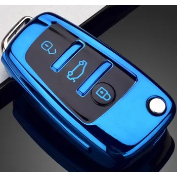 Obal na klíč Audi - modrá