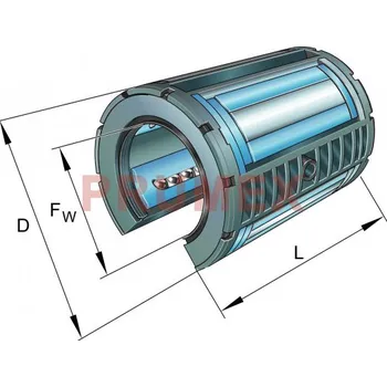 INA KSO 40 lineární kuličkové ložisko