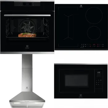 Set domácích spotřebičů ELECTROLUX KOEBP39X + ELECTROLUX LIV63431BK + ELECTROLUX LFC316X + ELECTROLUX LMS4253TMX