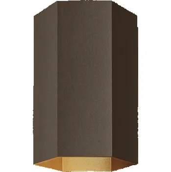 Nástěnné svítidlo Wever & Ducré Nástěnné svítidlo ve tvaru malého hexagonu Hexo Wall Mini 1.0 Barva: Bronzová 300420Q0