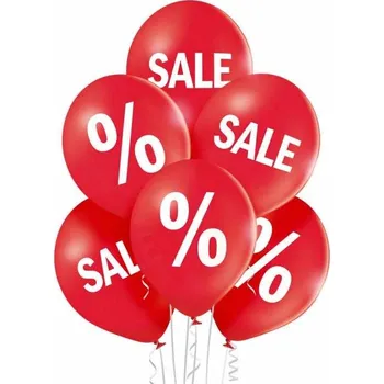 Balónek Balónky s nápisem Sale, 6ks